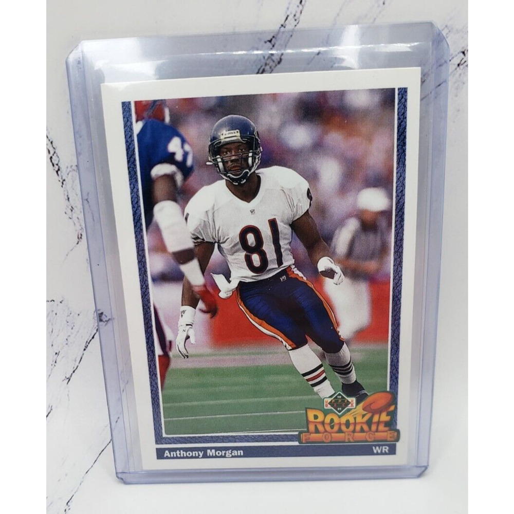 1991 Upper Deck Anthony Morgan #637 Chicago Bears NFL Football Rookie Force